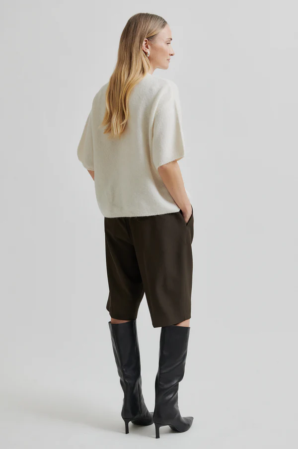 Second Female Wanda knit o-neck Dark chalk