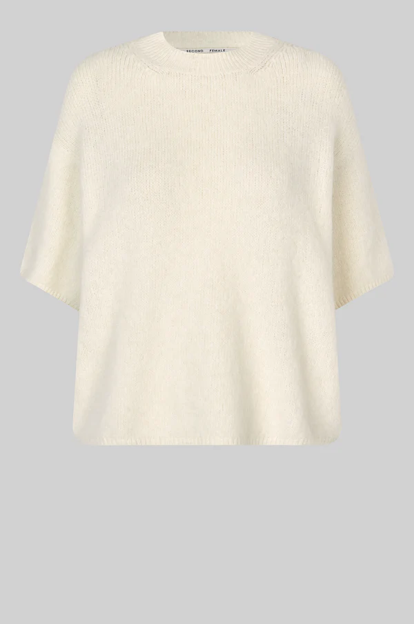 Second Female Wanda knit o-neck Dark chalk