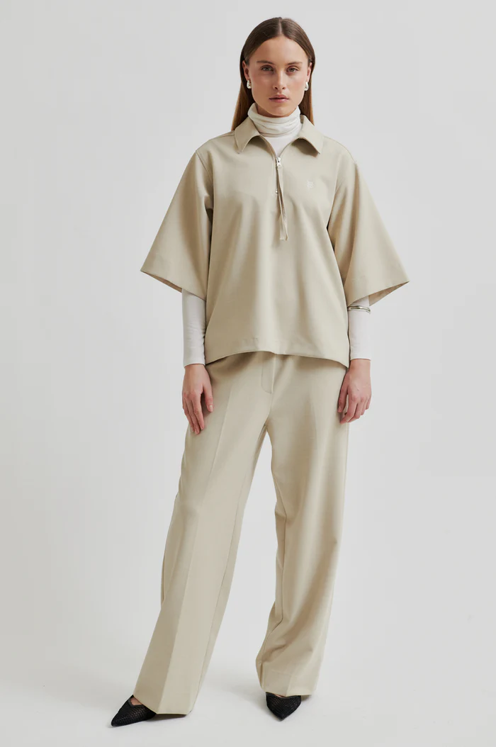 Second Female Ficarias straight trousers Pure cashmere