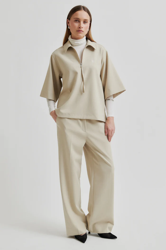 Second Female Ficarias straight trousers Pure cashmere