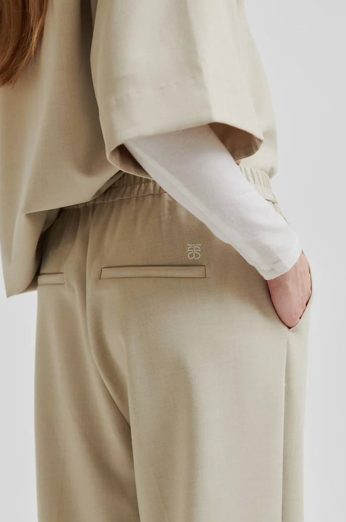 Second Female Ficarias straight trousers Pure cashmere