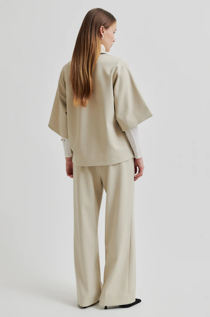 Second Female Ficarias straight trousers Pure cashmere