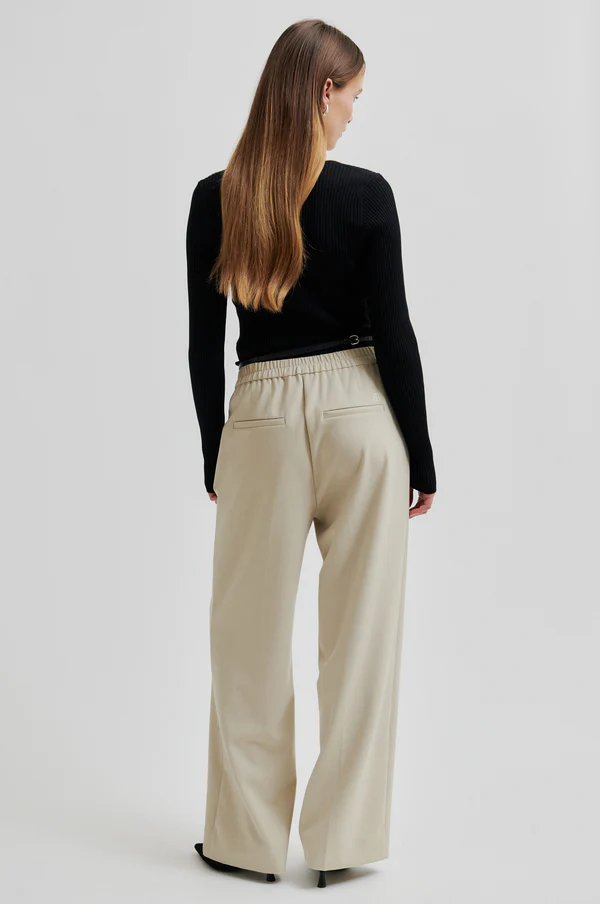 Second Female Ficarias straight trousers Pure cashmere