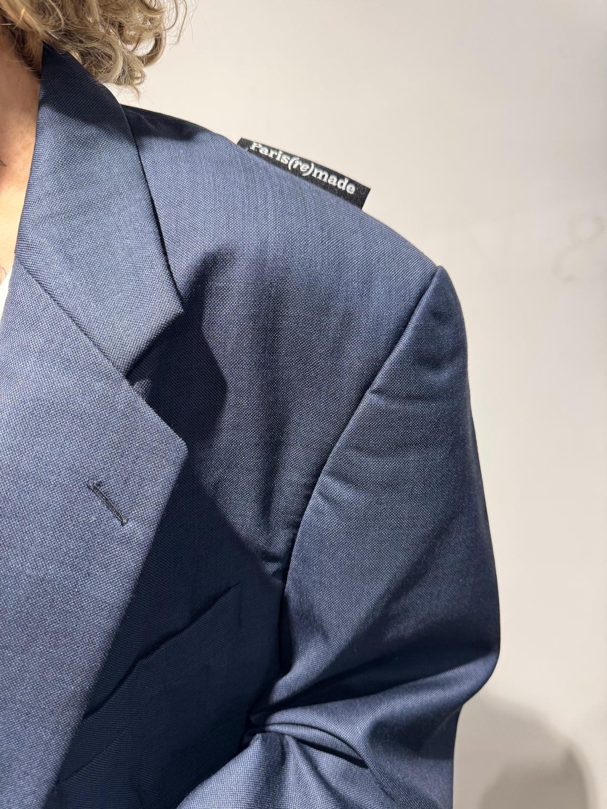 1/OFF Blazer double Black/Navy 01 M/L