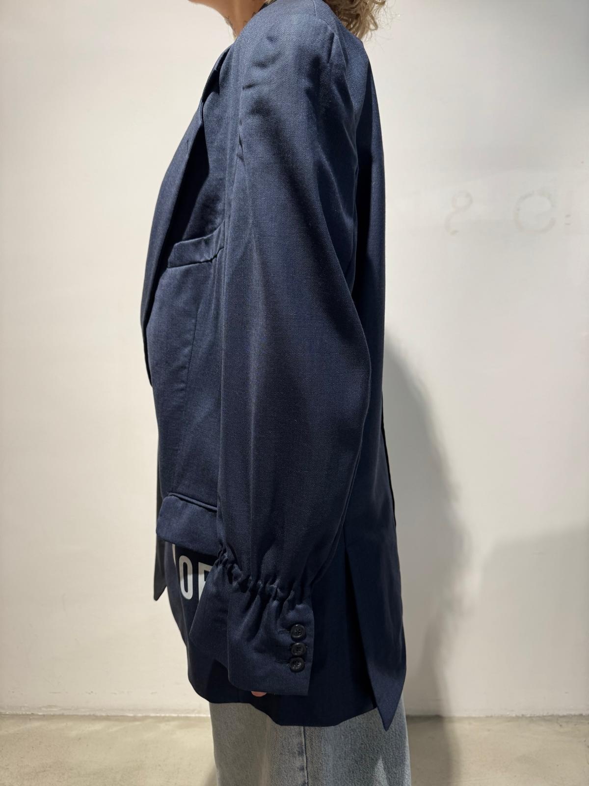 1/OFF Blazer double Black/Navy 01 M/L