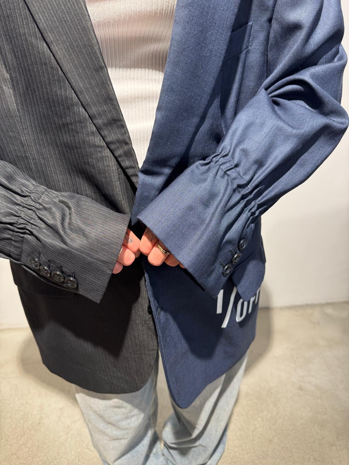 1/OFF Blazer double Black/Navy 01 M/L