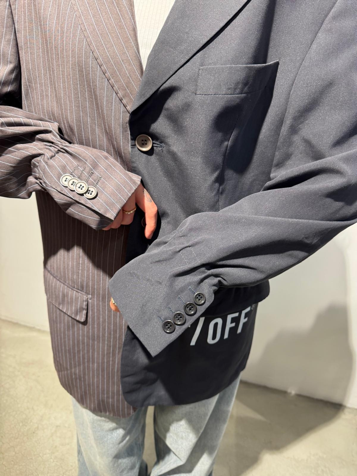 1/OFF Blazer double Grey/Taupe 01 M/L