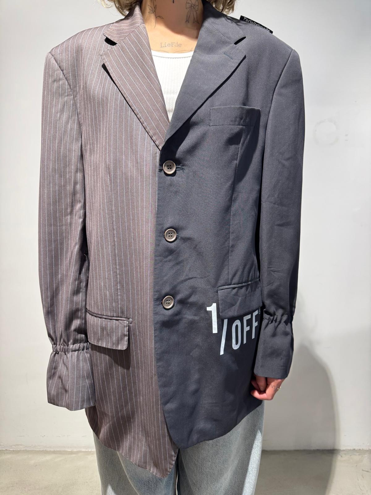 1/OFF Blazer double Grey/Taupe 01 M/L