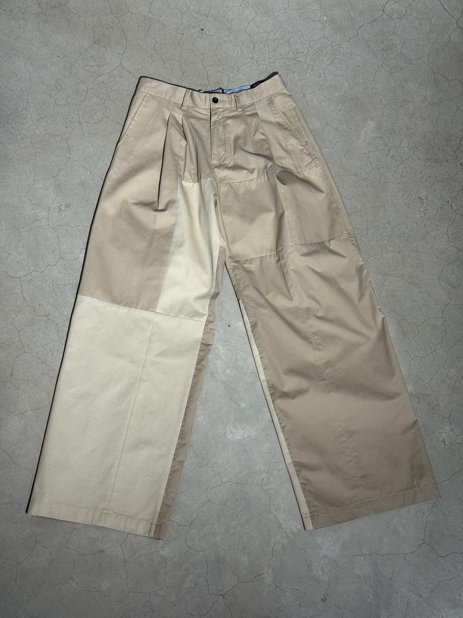 1/OFF Pants dockers patched Beige 02 S