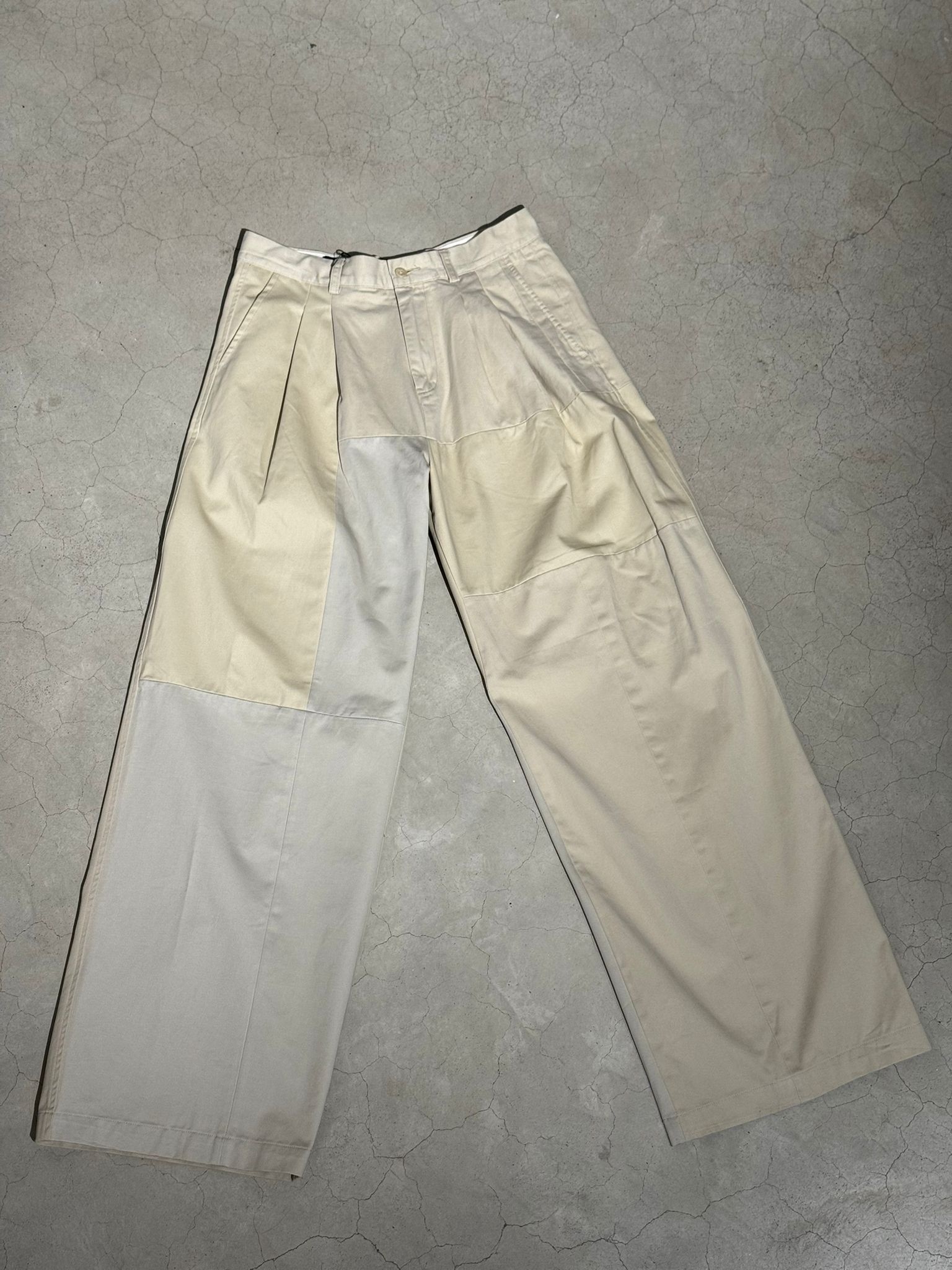 1/OFF Pants dockers patched Beige 01 S
