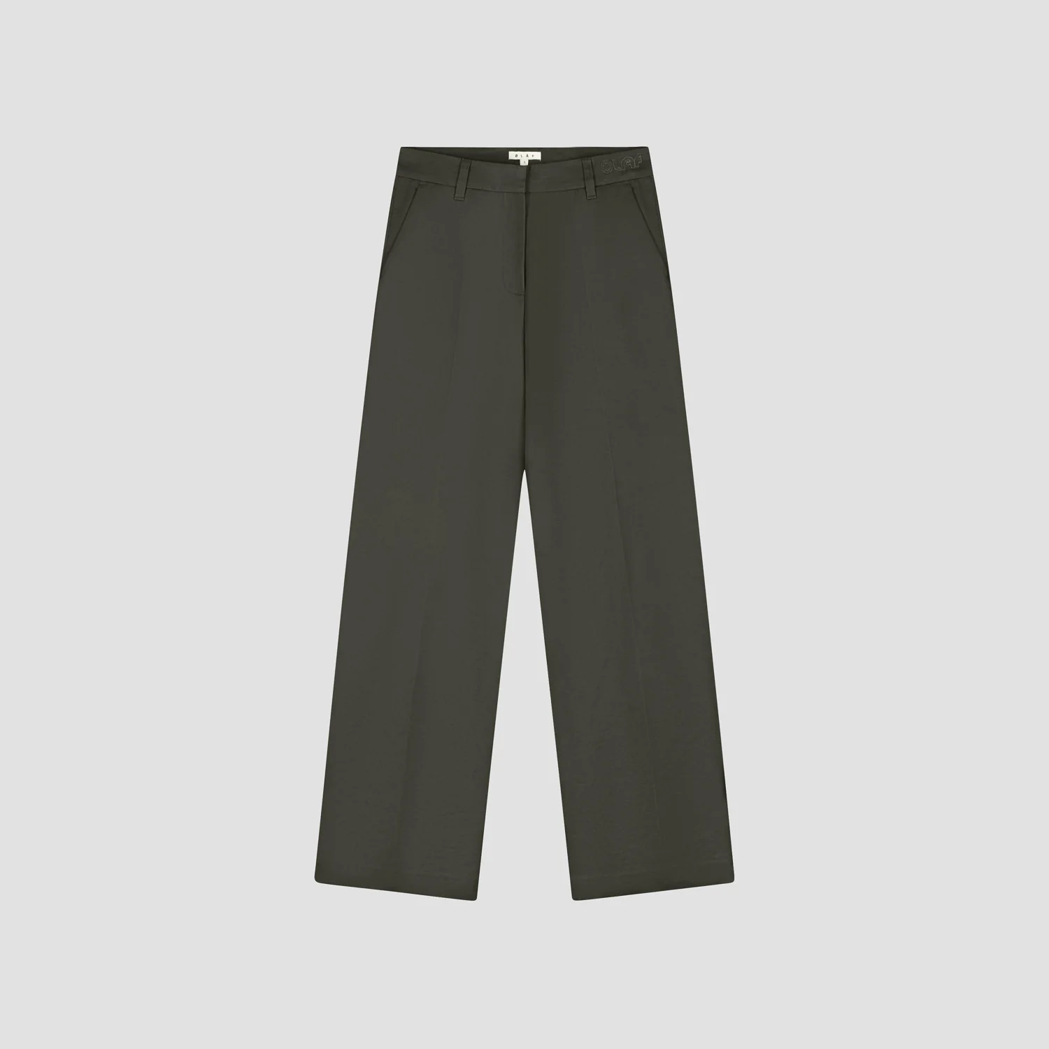 OLAF Straight tailored pant Smokey olive