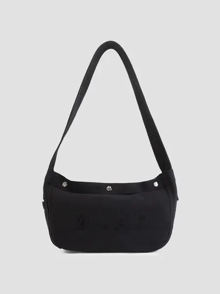 OLAF Small newspaper bag Black