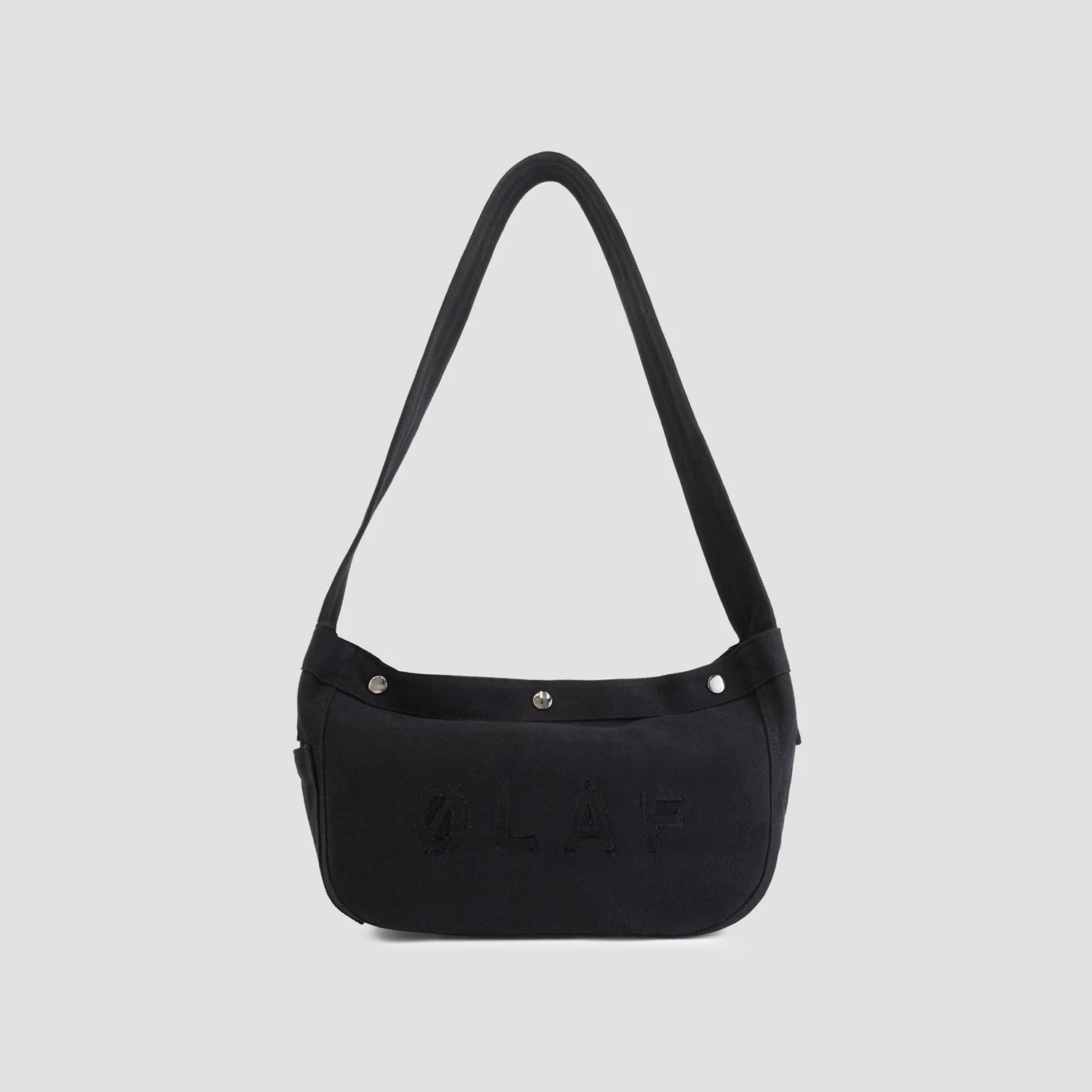 OLAF Small newspaper bag Black