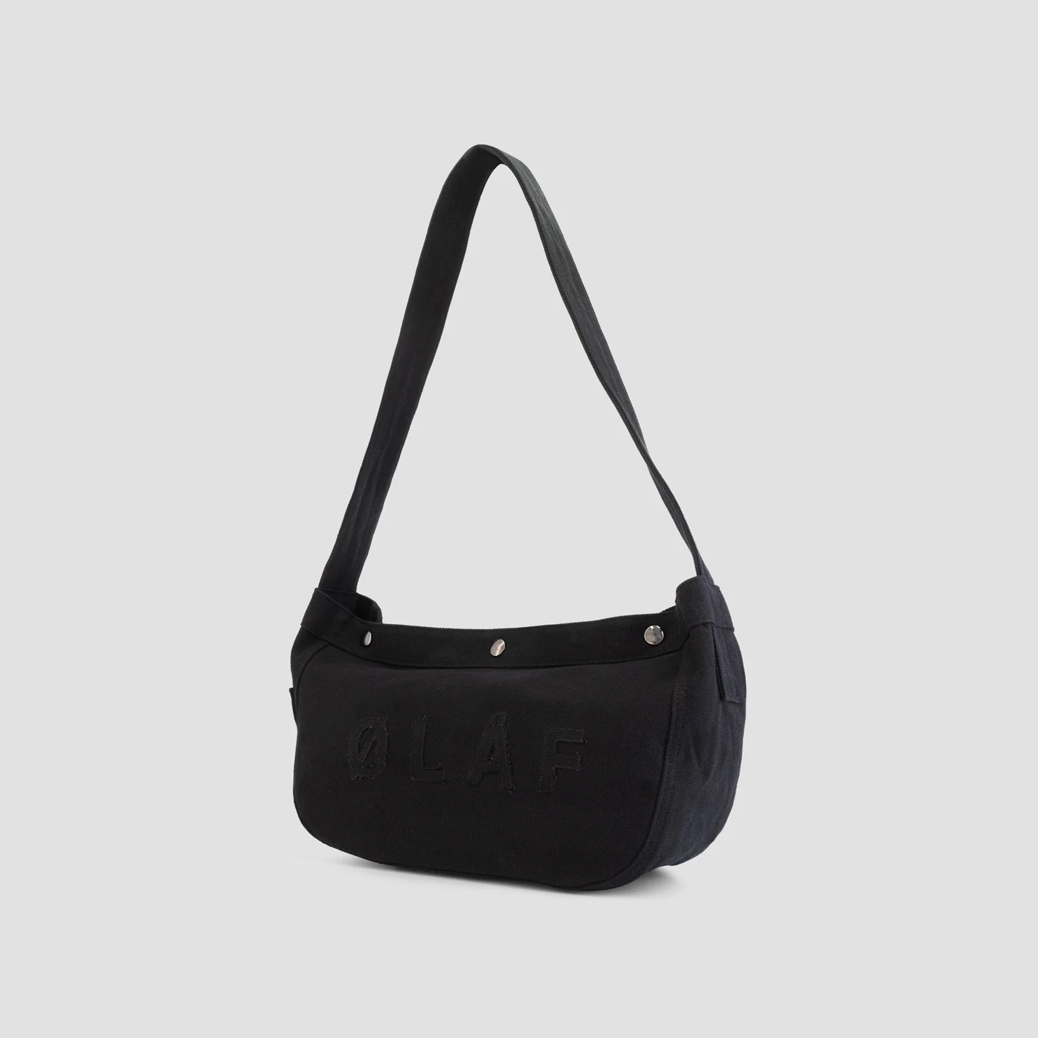 OLAF Small newspaper bag Black