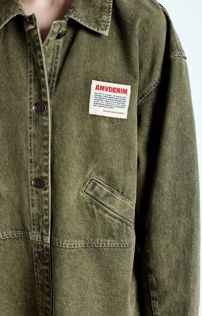 American Vintage UZA16AH gilet Olive