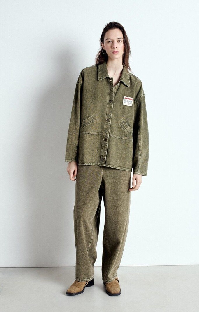 American Vintage UZA16AH gilet Olive