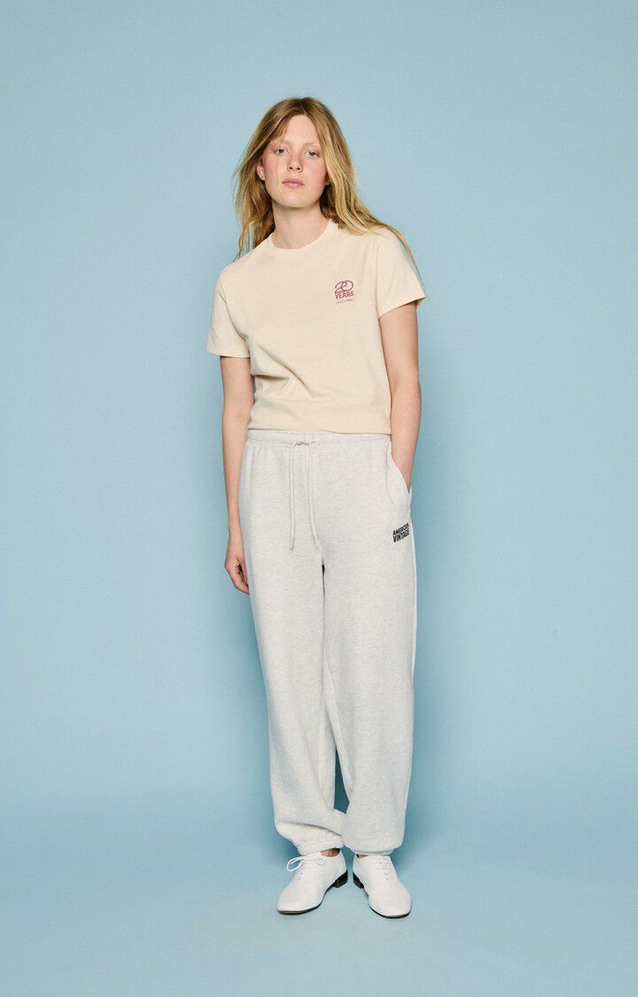 American Vintage BAP05A20 jogger Gris chine