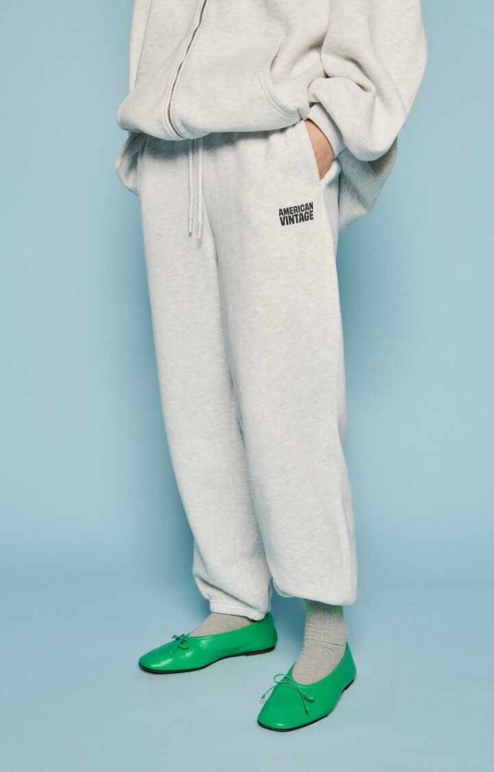 American Vintage BAP05A20 jogger Gris chine