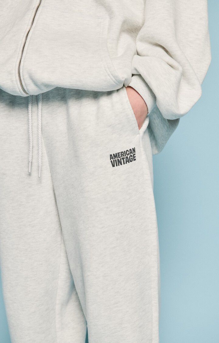 American Vintage BAP05A20 jogger Gris chine