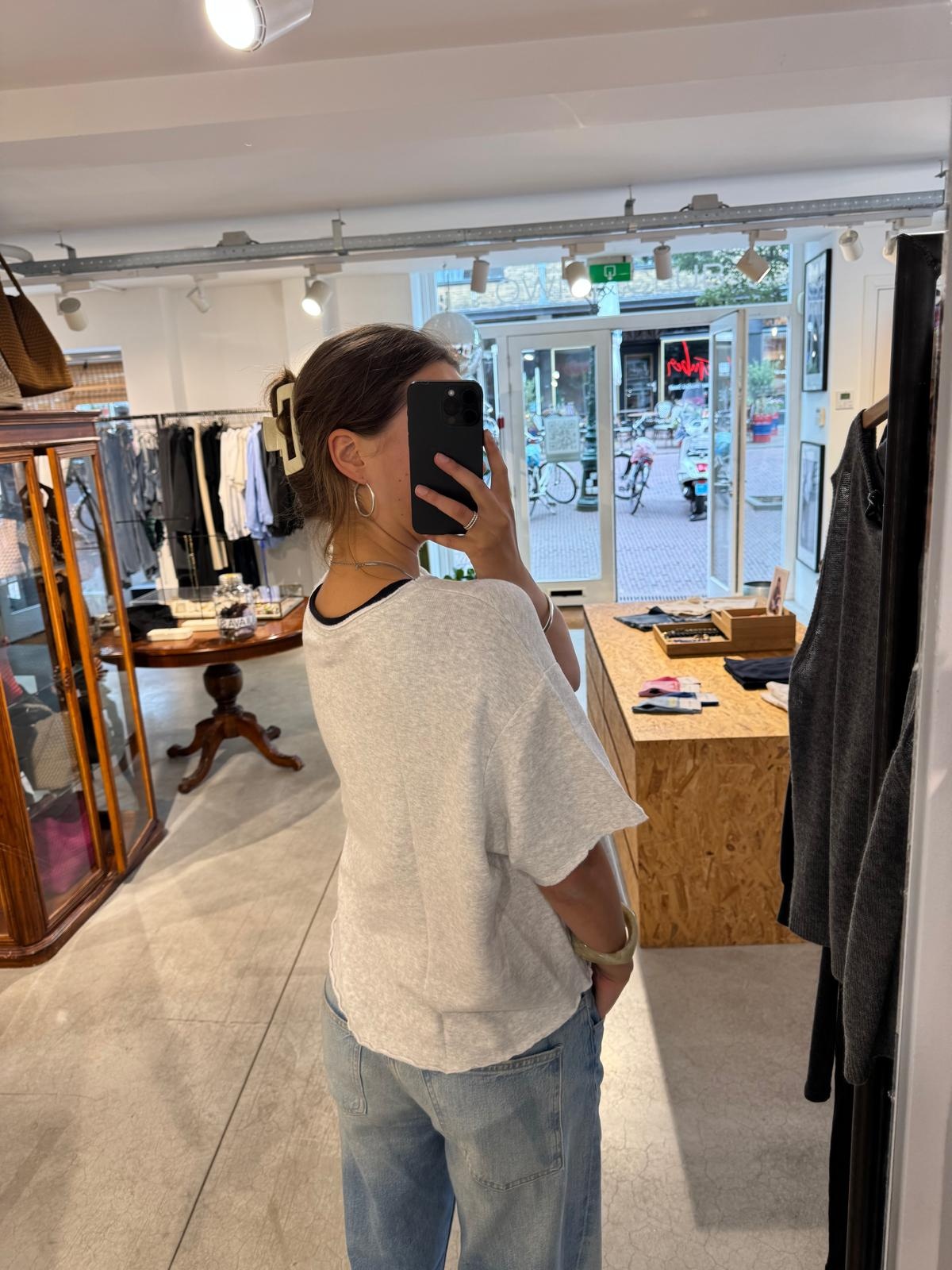 American Vintage ATU02AE Sweat ss Arctique chine