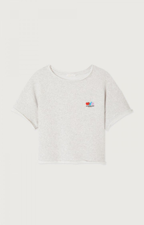 American Vintage ATU02AE Sweat ss Arctique chine