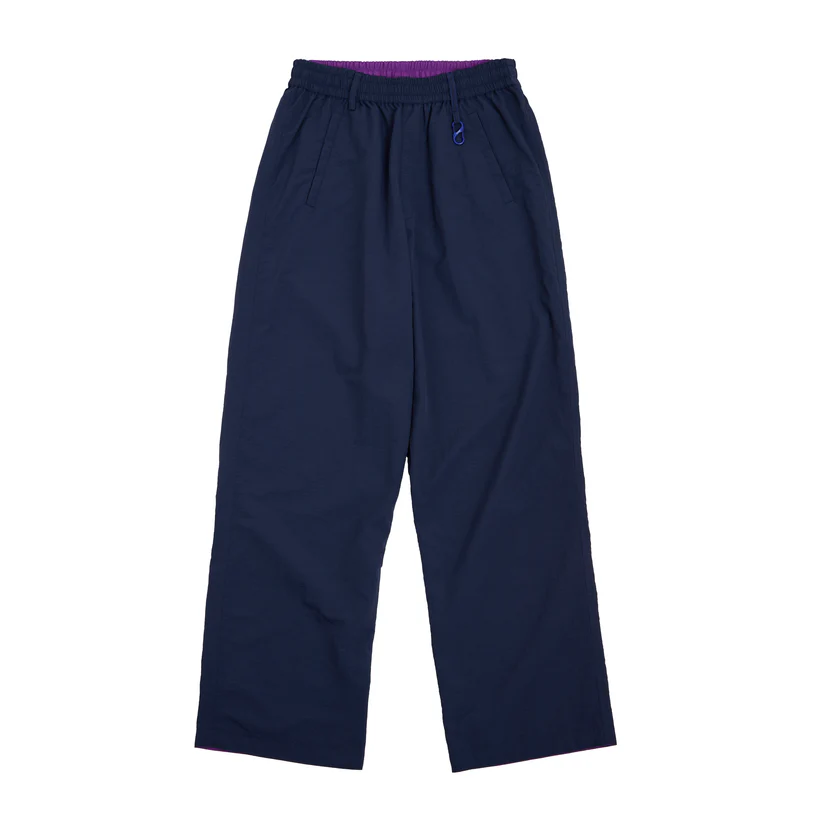 AOAP Reversible easy wide pants Navy/Purple