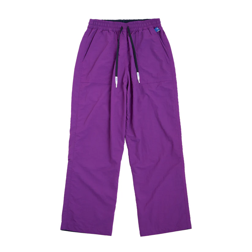 AOAP Reversible easy wide pants Navy/Purple