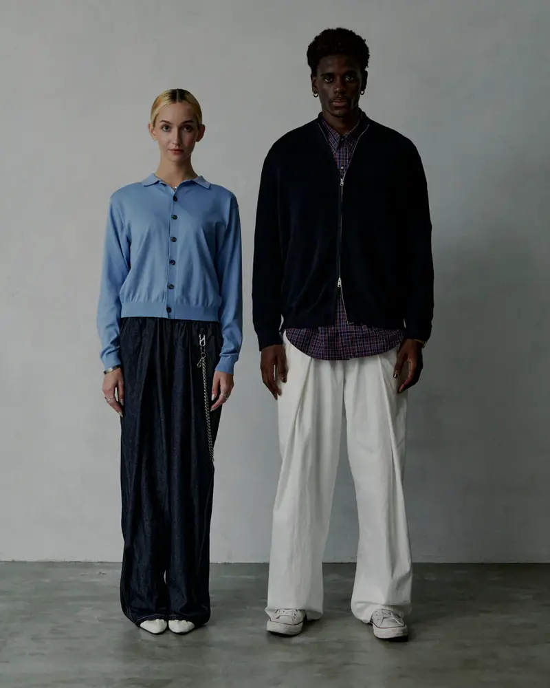 AOAP Denim easy Indigo pants