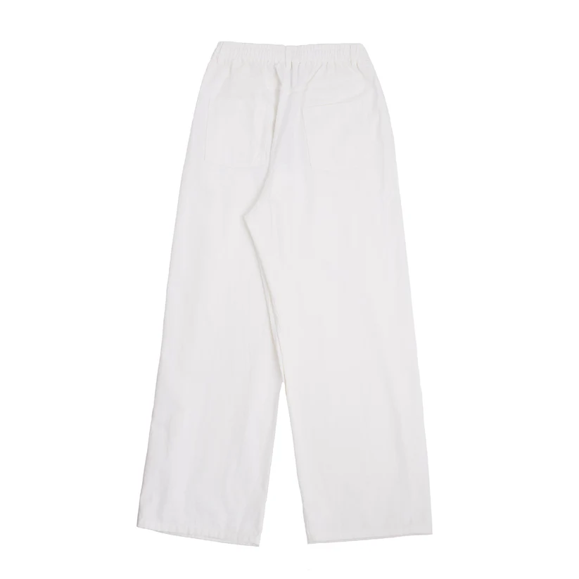 AOAP Denim Hakama pants White