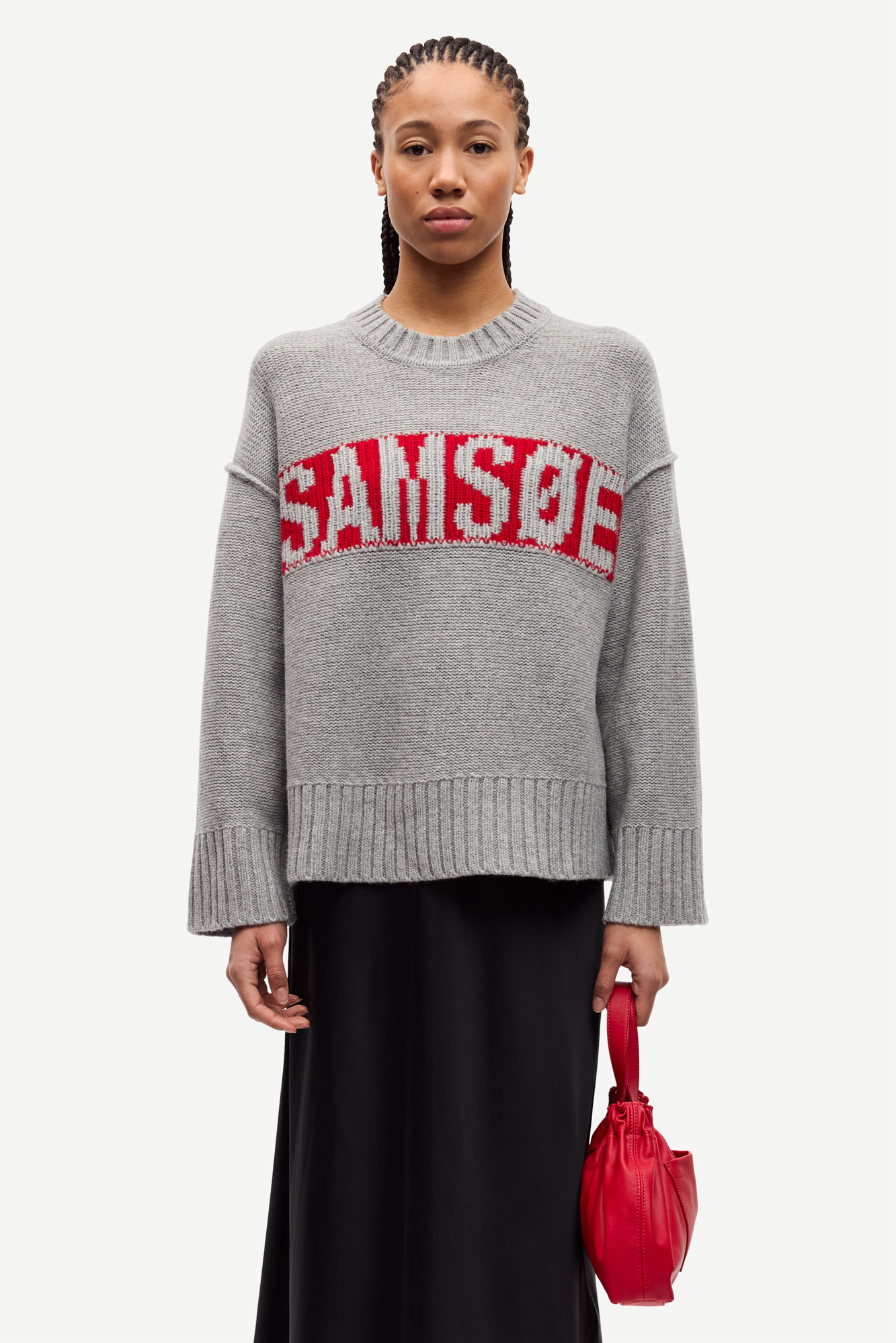 Samsoe Samsoe Sakeiku Samsoe sweater Grey