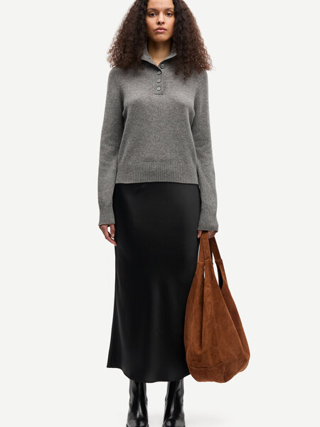Samsoe Samsoe Saelif turtleneck Dark grey