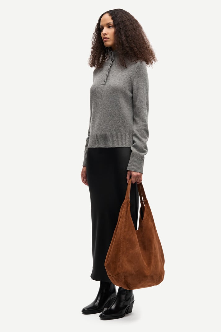 Samsoe Samsoe Saelif turtleneck Dark grey