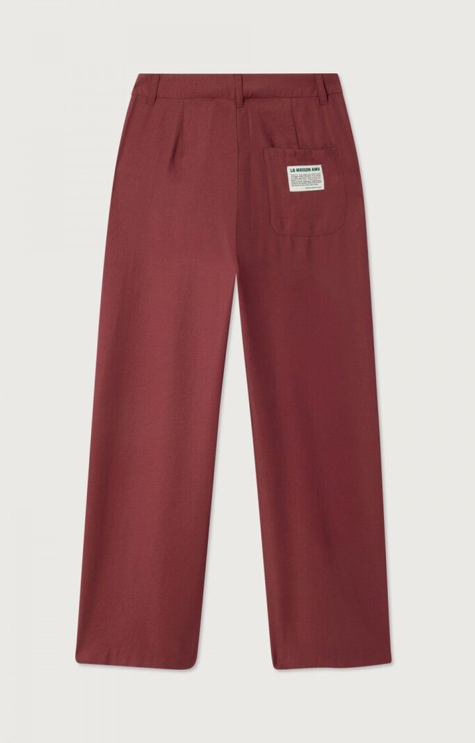 American Vintage LAN10BH pantalon Cerisier