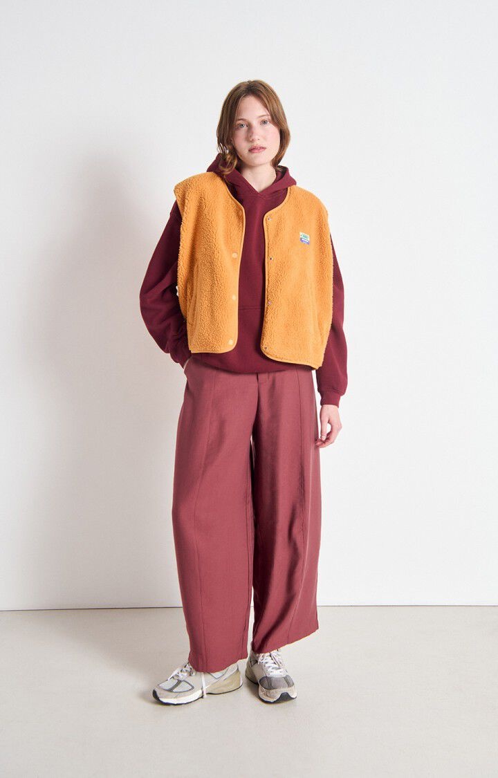 American Vintage LAN10BH pantalon Cerisier