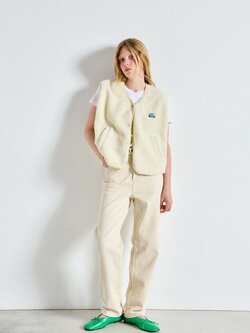 American Vintage HOK16BH Vest Ecru