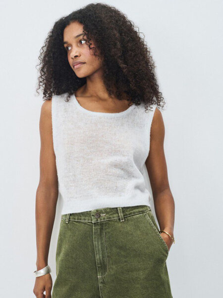 American Vintage DUM18BH pull Arctique chine
