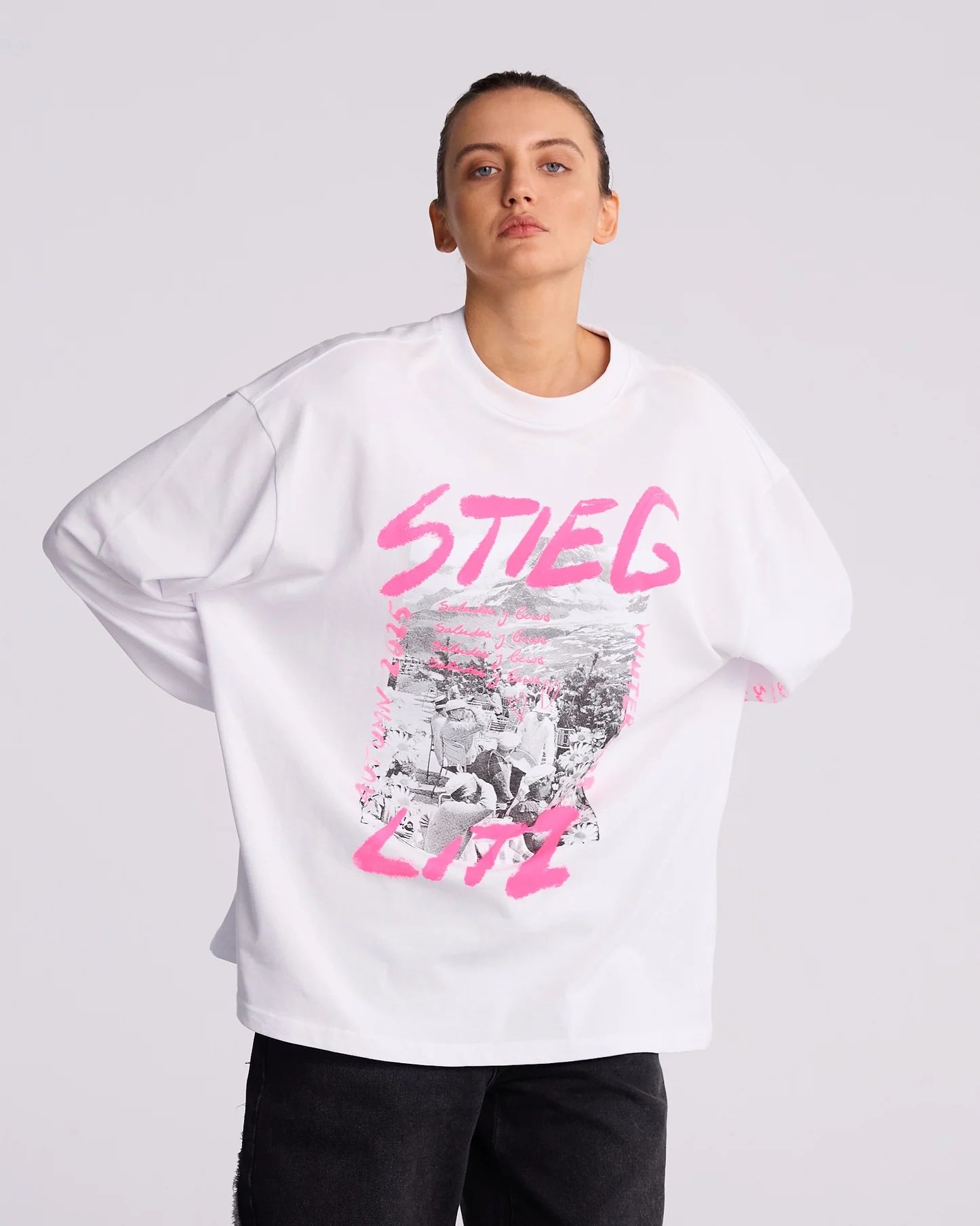 Stieglitz Maximo skate longsleeve White