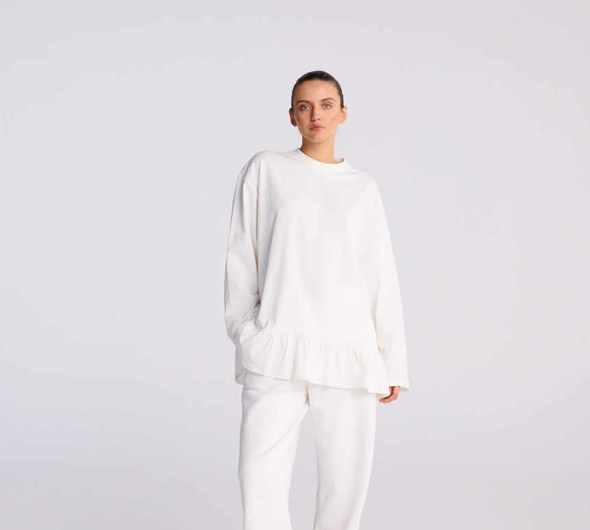 Stieglitz Brisa skate longsleeve White