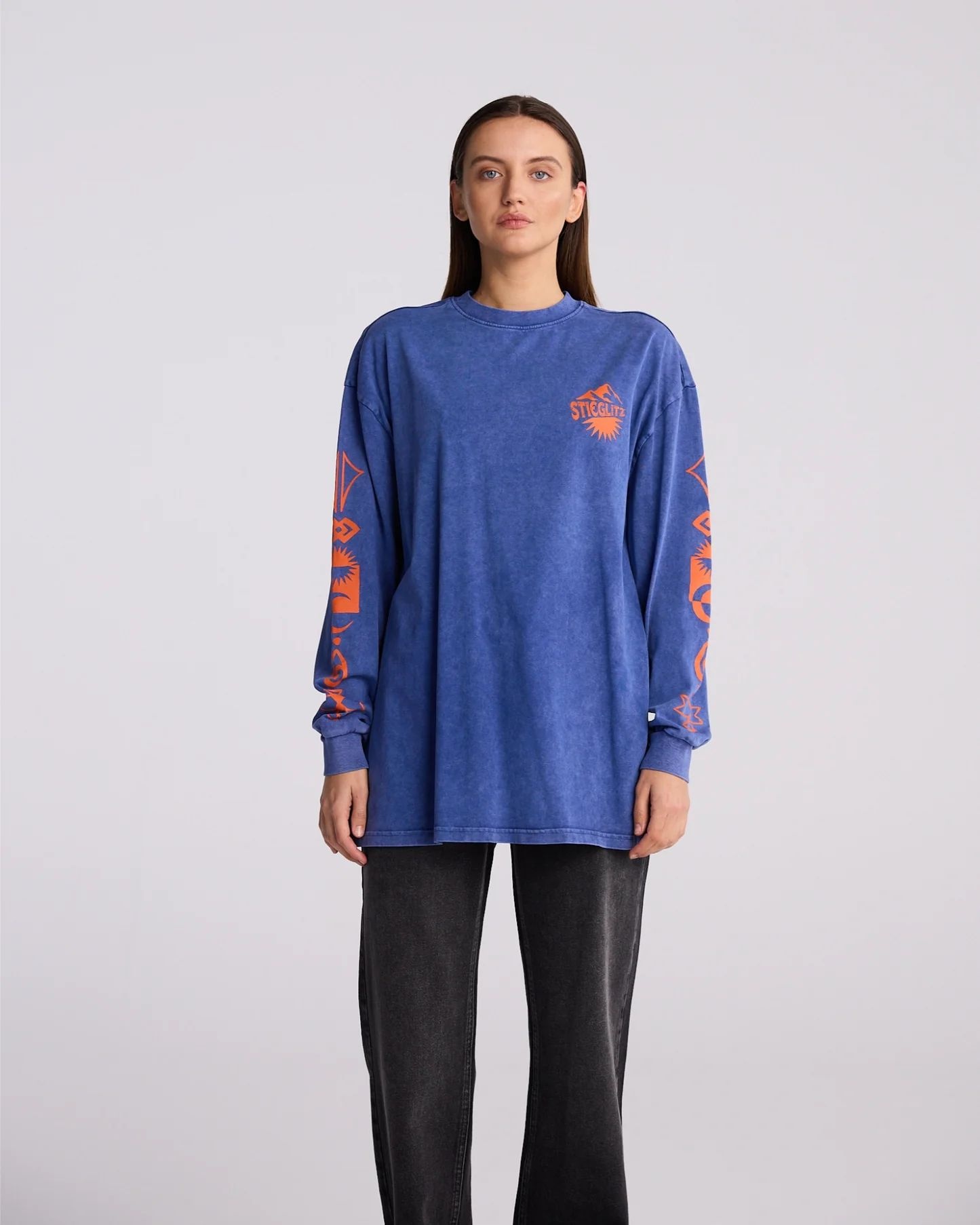 Stieglitz Benjamin skate longsleeve Blue
