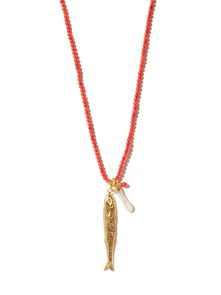 Mimi et Toi Polly necklace Coral