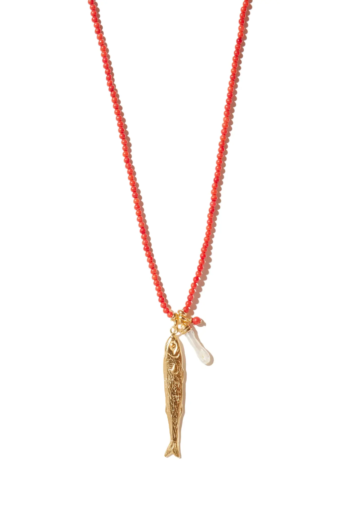 Mimi et Toi Polly necklace Coral
