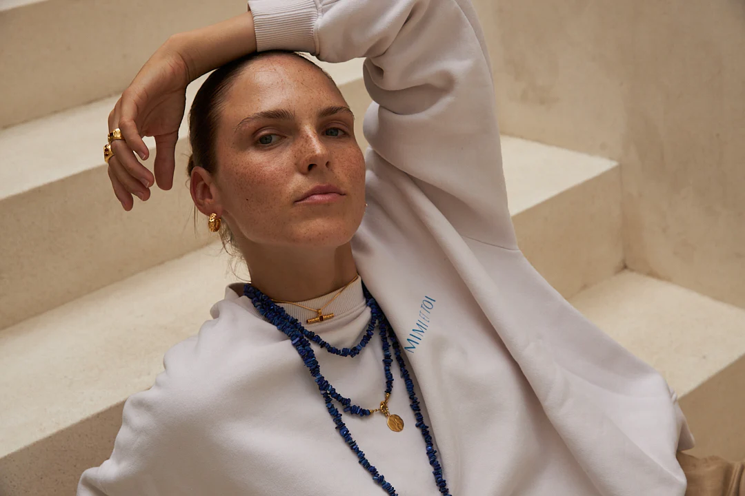 Mimi et Toi Eugenie necklace Blue S