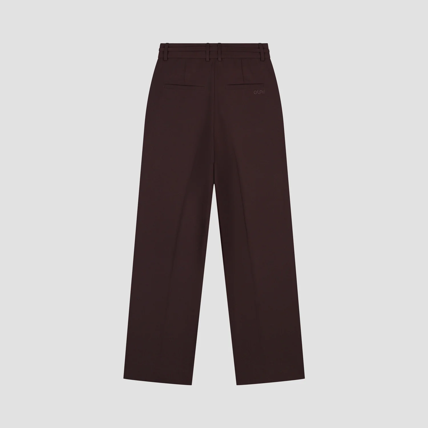 OLAF Tailord trousers Hot fudge