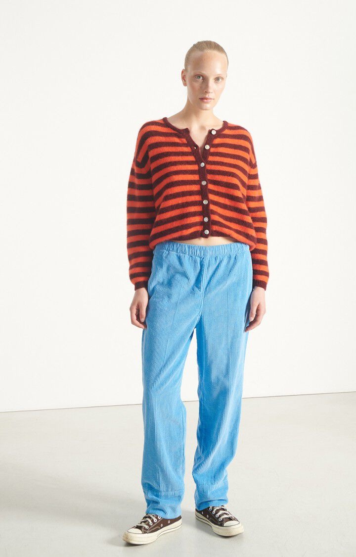 American Vintage PADO137H25 pants Celeste vintage