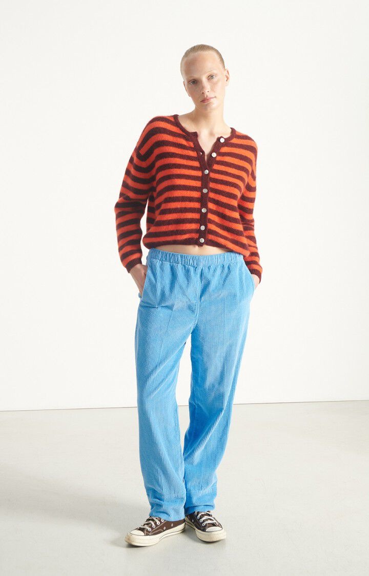 American Vintage PADO137H25 pants Celeste vintage