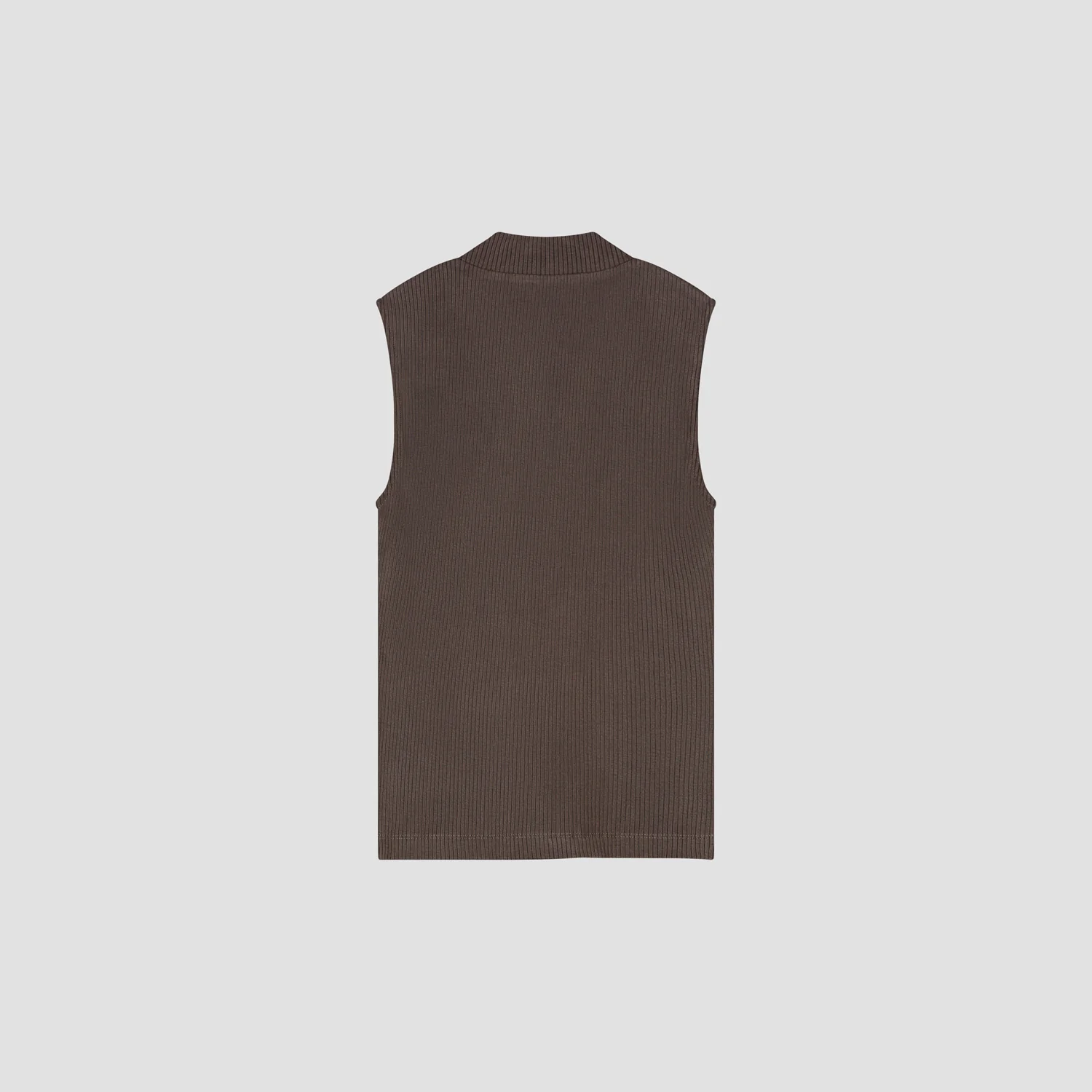 OLAF Signature logo mock neck top Hot fudge