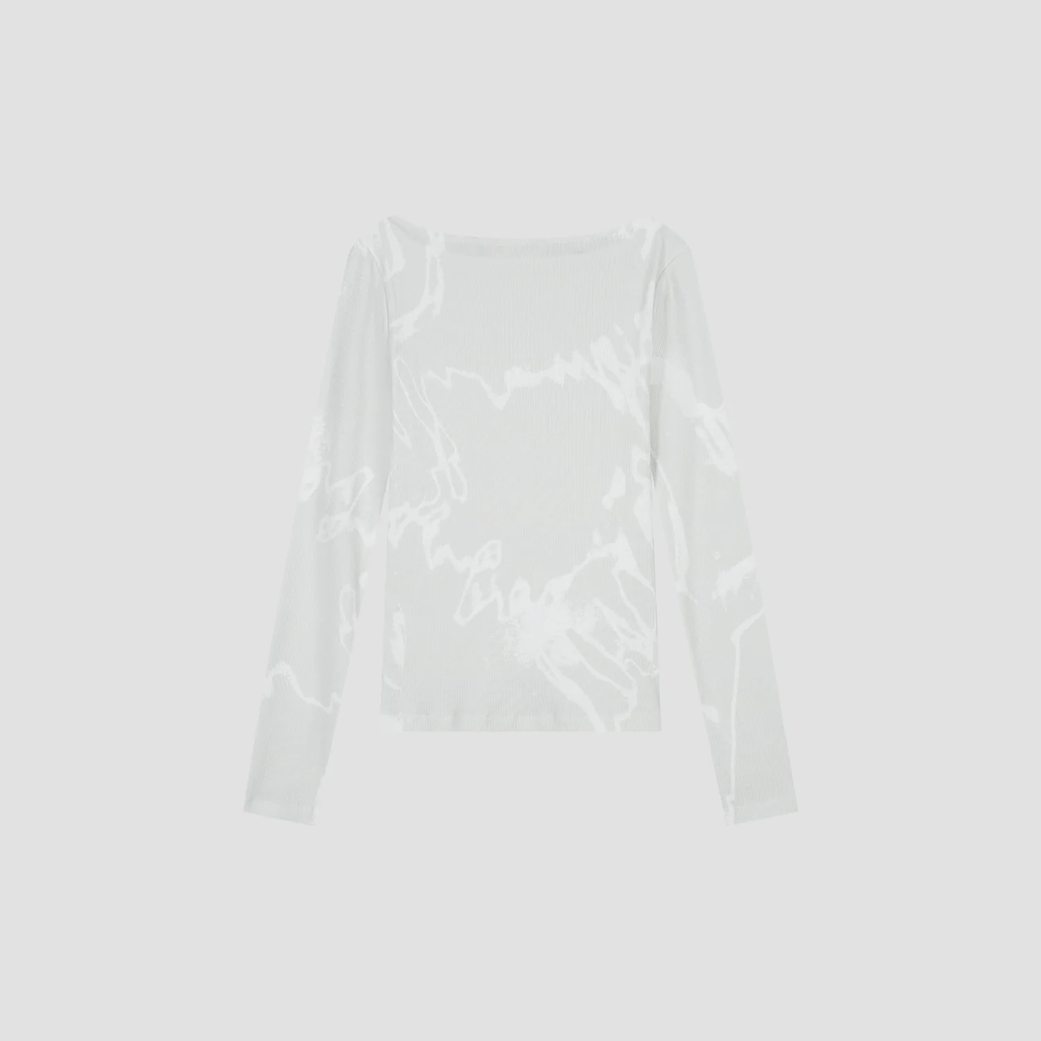 OLAF AOP boat neck top Cement