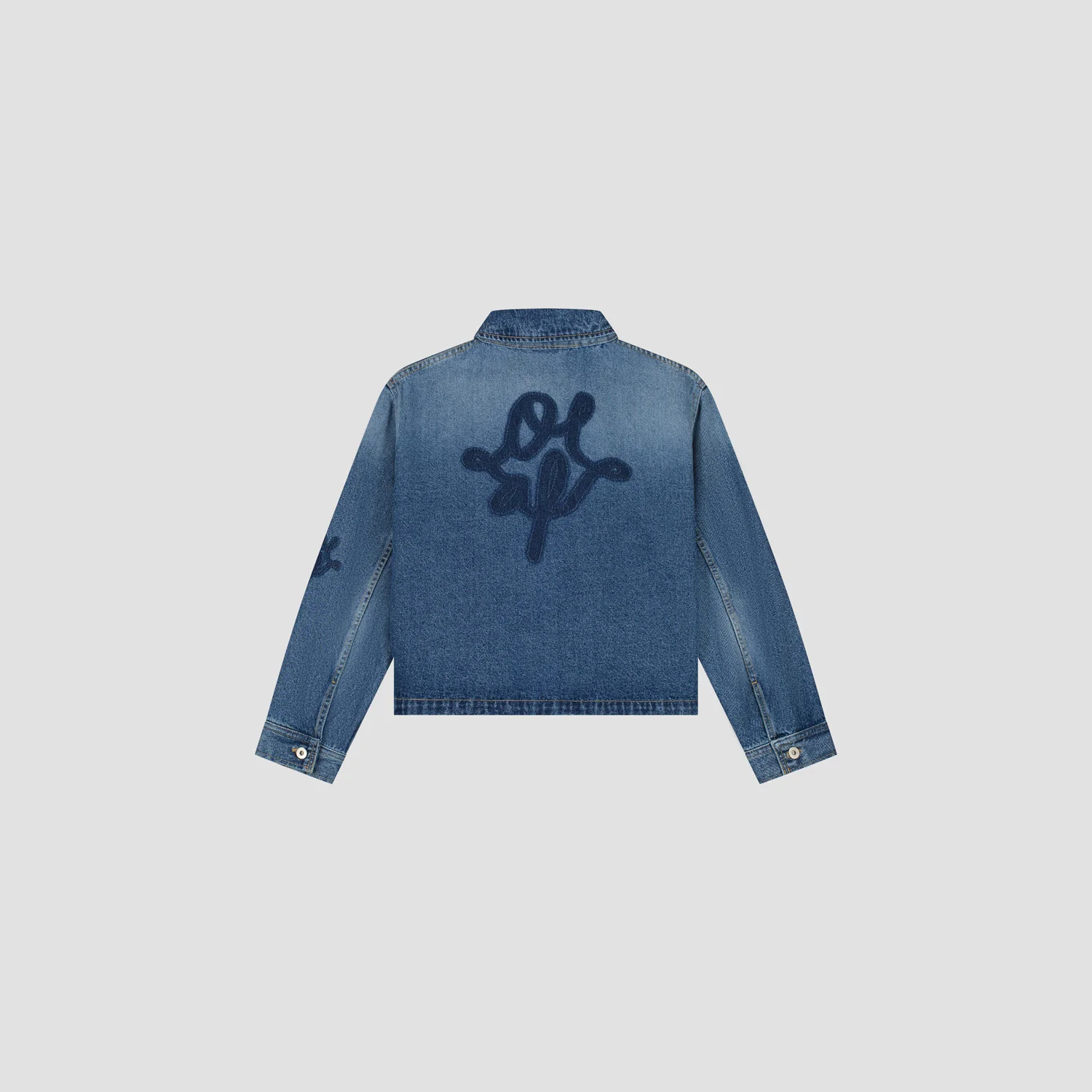OLAF Monogram denim jacket Blue