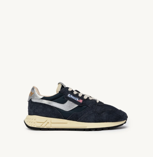 Autry Reelwind low MU02 suede/net Spac/silv