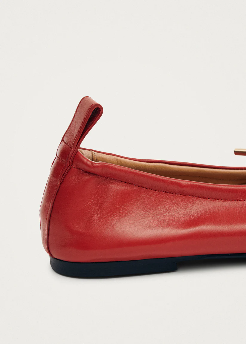 Alohas Rosalind leather ballet flats Red